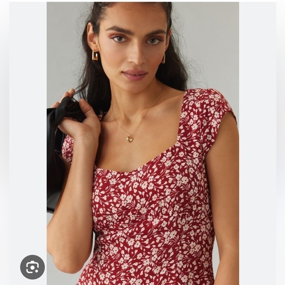 Reformation Olencia Dress in Flower Girl - Picture 3 of 16